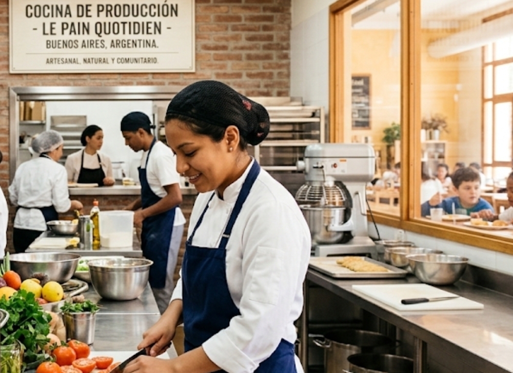 Ayudante de Cocina para Planta Productiva y Salones - Le Pain Quotidien