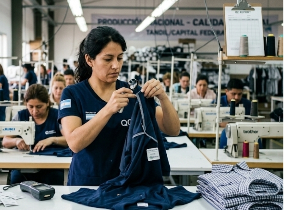Especialista en Control de Calidad de Costura y Terminación Textil
